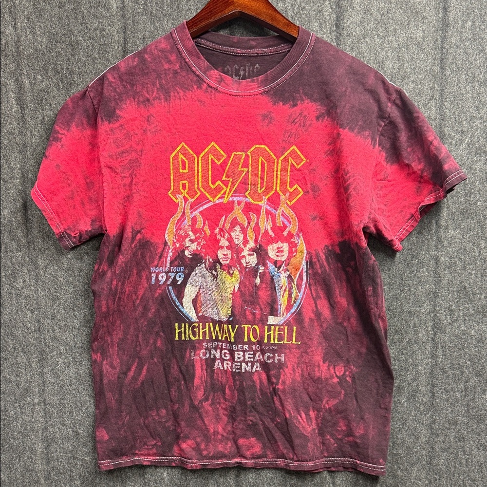 AC/DC Highway to Hell Red and Black Tee
